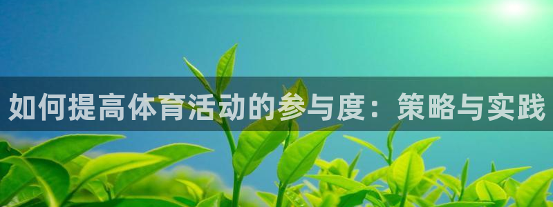 3377体育官方正版app娱乐平台：如何提高体育活动的参与度
