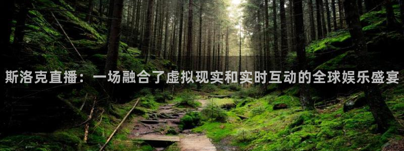 蓝鲸直播平台下载：斯洛克直播：一场融合了虚拟现实和实时互动的全球娱乐盛宴