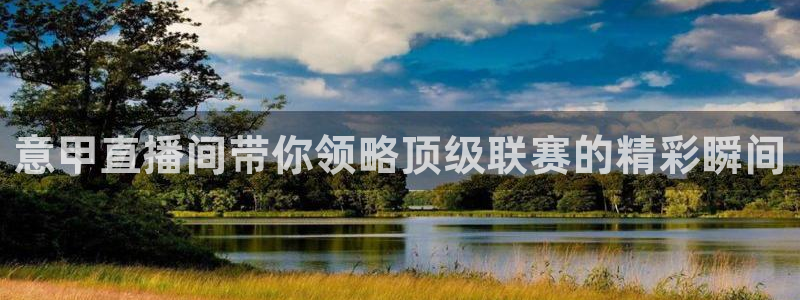 蓝鲸体育足球免费观看：意甲直播间带你领略顶级联赛的精彩瞬间